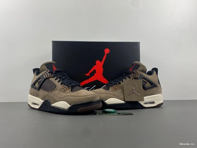 Cheap TB Scott x Air Retro Brown Jordan 4 TS AJ4-882335 Travis 0823